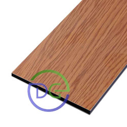 ALUBOND IMITATIE LEMN NUC DESCHIS