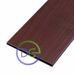 ALUCOBOND IMITATIE LEMN MAHON DESCHIS