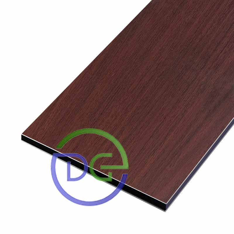 ALUCOBOND IMITATIE LEMN MAHON DESCHIS