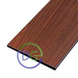ALUBOND IMITATIE LEMN NUC INCHIS