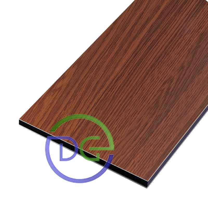 ALUBOND IMITATIE LEMN NUC INCHIS