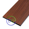 ALUBOND IMITATIE LEMN NUC INCHIS