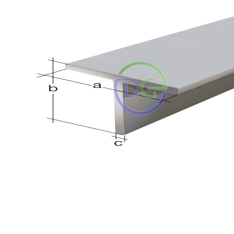PROFIL T ALUMINIU LATURI INEGALE