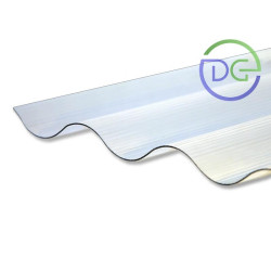 POLICARBONAT COMPACT ONDULAT TRANSPARENT